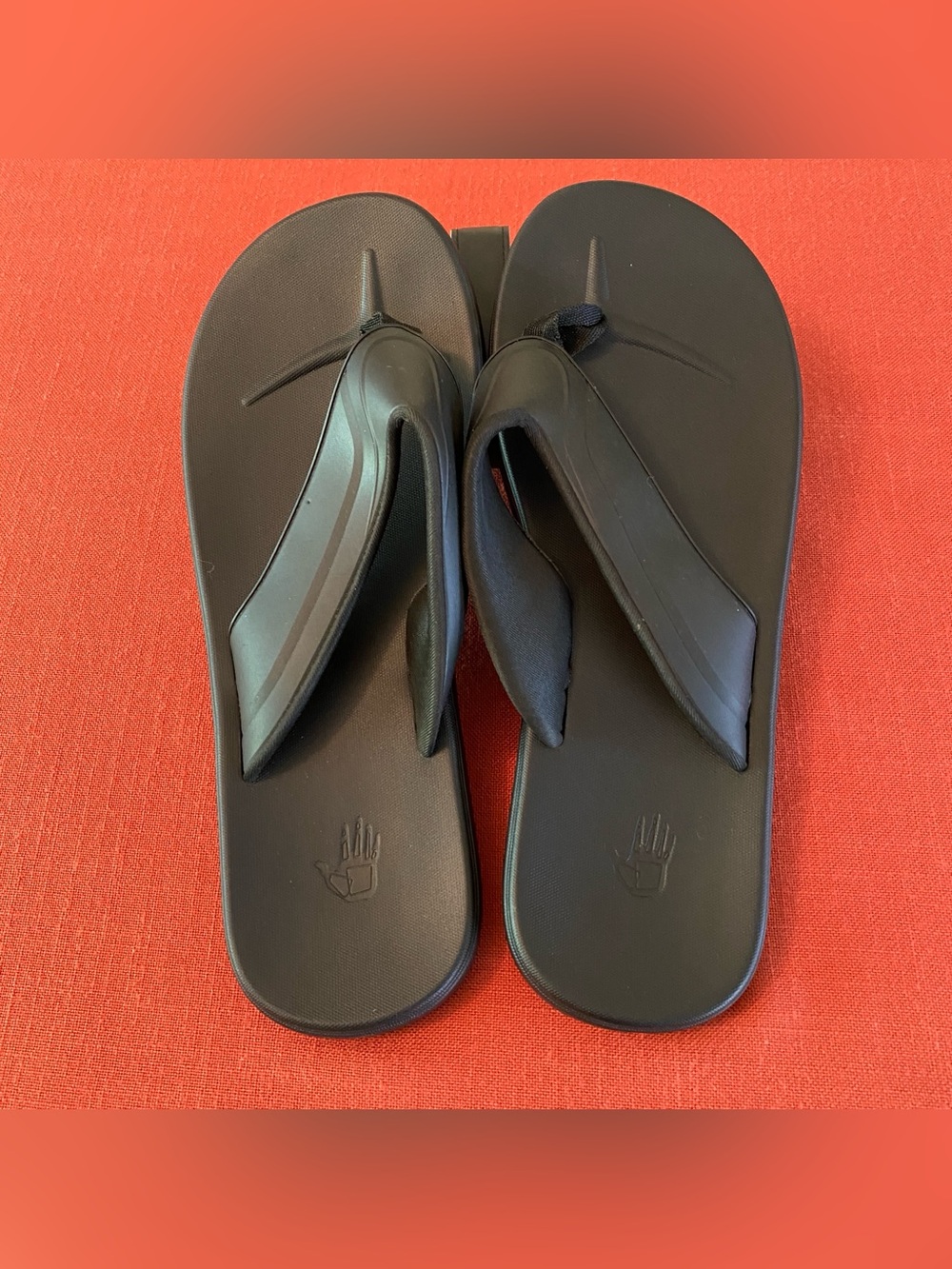 Body Glove Comfort Flip Flops Slippers Sandals Padded Men’s 12 Black EUC